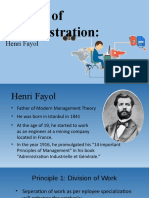 Fayol's 14 Principles of Management
