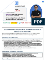 Framework For Preparation & Presentation of Financial Statements