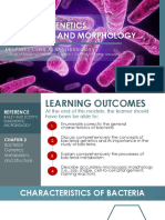 2.1 Bacterial Genetics, Metabolism and Morphology