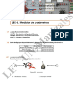 LEE-6 Medidor de Parámetros