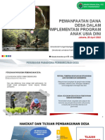 Pemanfaatan Dana Desa Untuk PAUD Dan Stunting - Bahan SEAMEO RECFON 25 April 2022