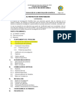 Estructura Proyecto Investigación Fiq - 2022