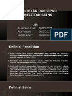 Penelitian Sains