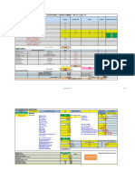 Costing sheet and weight summary for 1835 die casting building