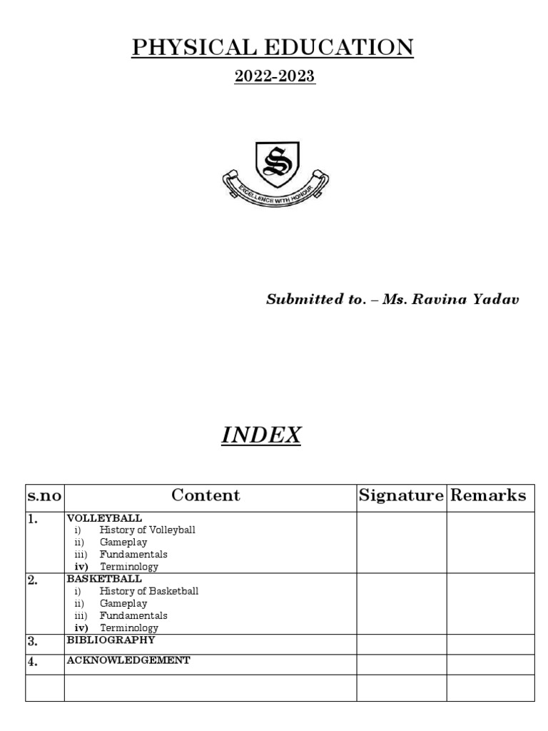 Physical Education | PDF