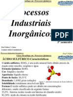 Processo Industrial Inorgânico Ácido Sulfúrico