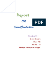 Class XII Student's Semiconductor Project Report