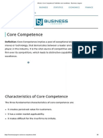 What Is Core Competence - Definition and Conditions - Business Jargons