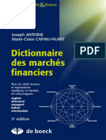 Dictionnaire Des Marchés