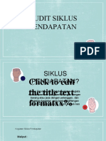 Audit SIklus Pendapatan - Audit II