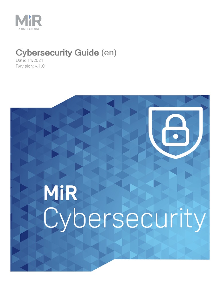 MiR Cybersecurity Guide 1.0 - en | PDF | Security | Computer Security
