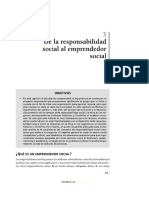 De La Responsabilidad Social Al Emprendedor Social