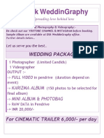 DSK WeddinGraphy Package