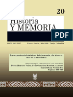 La Experiencia Historica Del Alumnado YLa Historia Oral