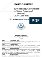 Inorganic Chemistry Periodic Table