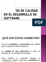 Atributos de Calidad Del Software