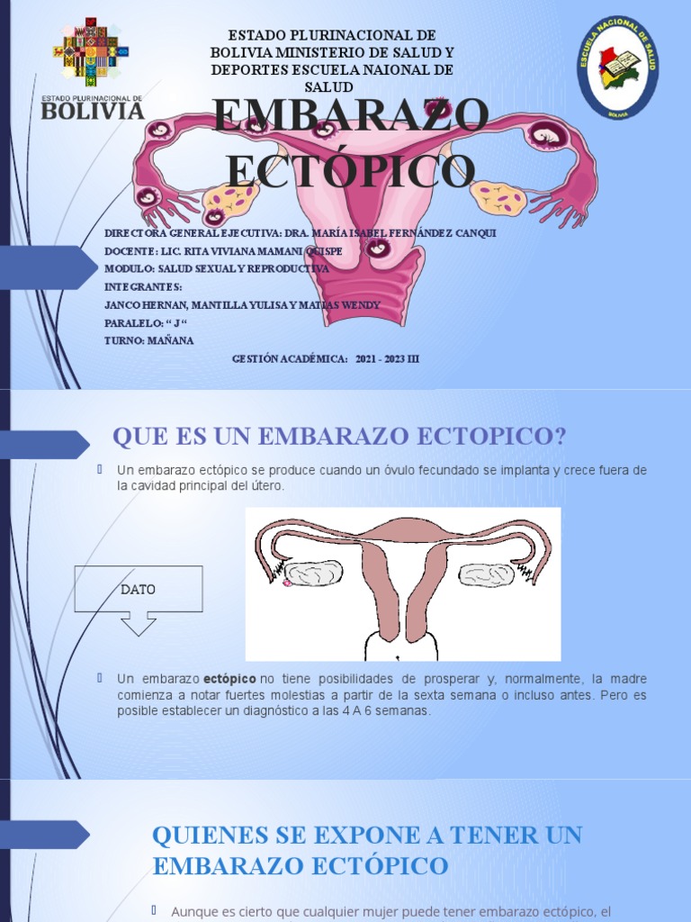Embarazo ectópico: causas, síntomas y tratamiento | PDF | El embarazo ...