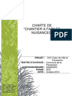 Charte de Chantier a Faibles Nuisances Zac Possession