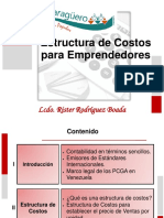 Estructura de Costos para Emprendedores