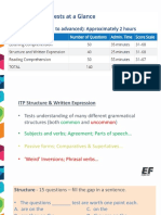 ITP Structure and Written Expression