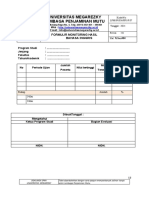 Formulir Monitoring Bahasa Inggris