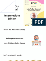 Let's Fix Our Grammar - Intermediate 2 PDF