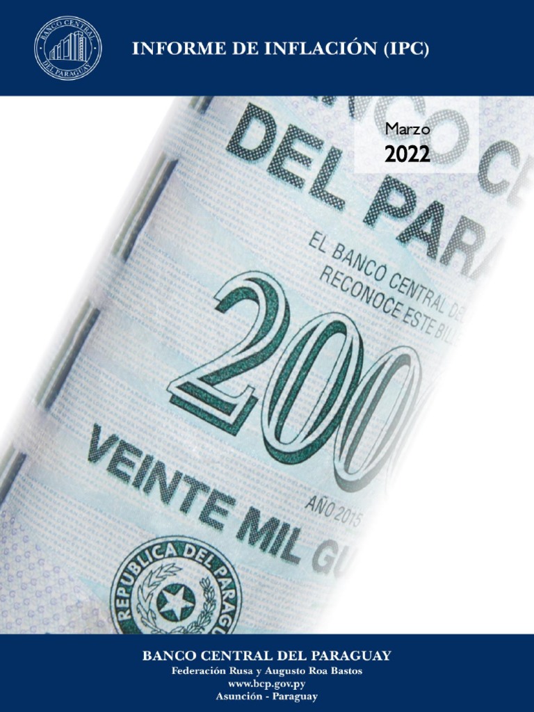 Informe de Inflación IPC Marzo 2022 PDF Inflación Economias