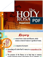 Supplementary Lesson - Mysteries of The Holy Rosary