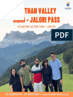Explore Tirthan Valley's hidden gems - Jibhi & Jalori Pass trek