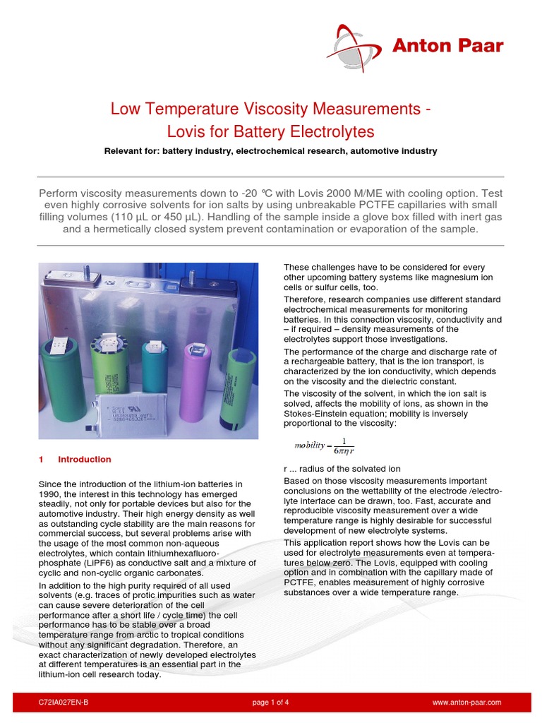 C72IA027ENB_Viscosity of Battery Electrolytes PDF Rechargeable