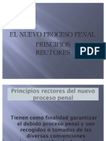 El Nuevo Proceso Penal Principios Rectores