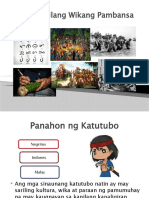 Filipino Bilang Wikang Pambansa