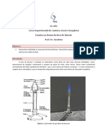QGI - Ensaios Na Chama Do Bico de Bunsen