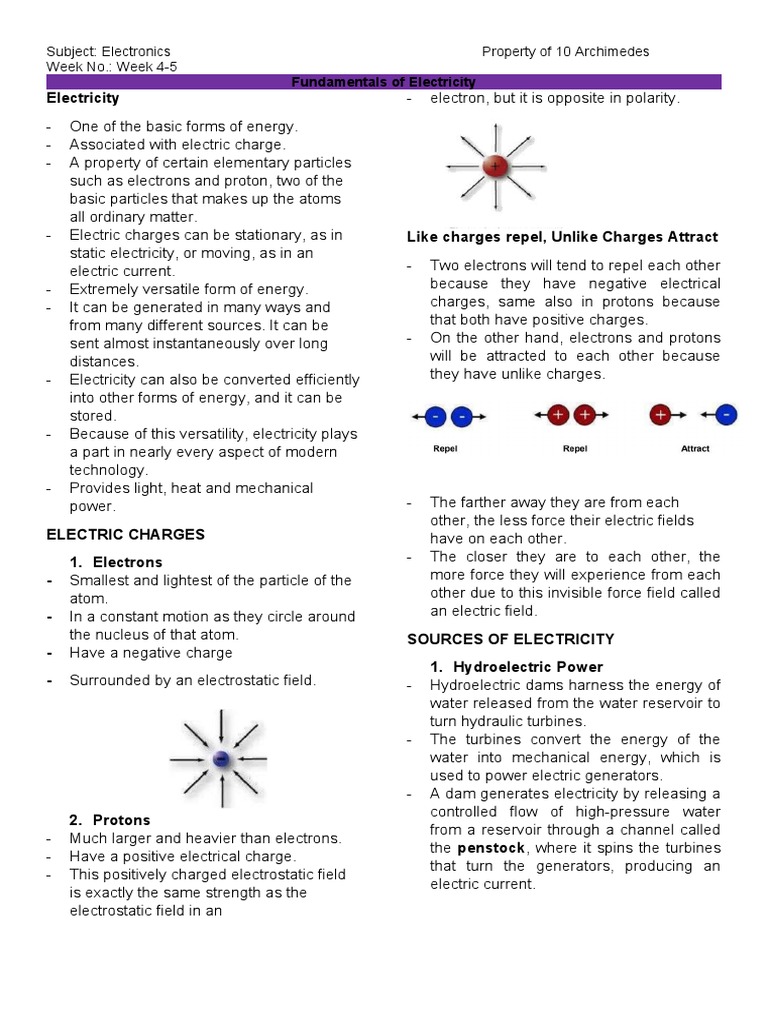 Fundamentals of Electricity | PDF | Rechargeable Battery | Direct Current