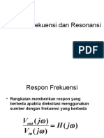 (Minggu 12) Respon Fekuensi Dan Resonansi