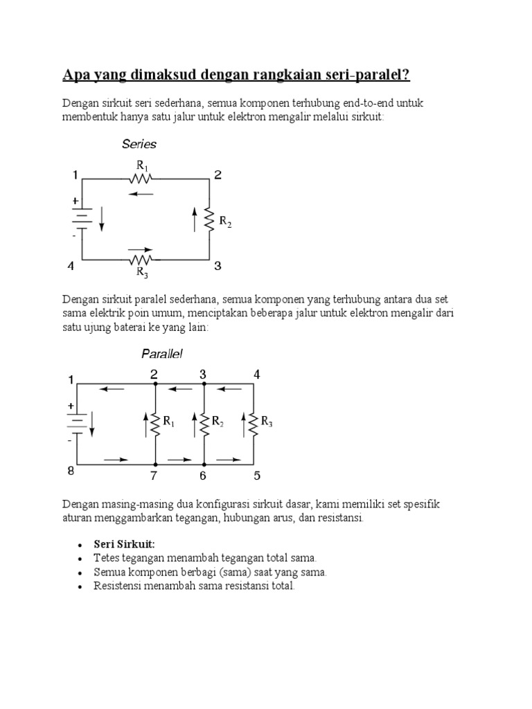 Apa Yang Dimaksud Dengan Rangkaian Seri Pdf