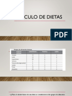 Calculo de Dietas