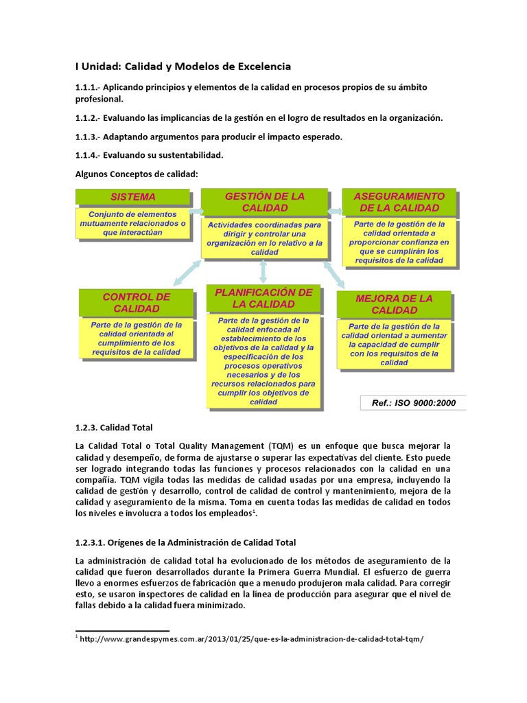 III Material Calidad y Mejora Continua | PDF | Calidad (comercial ...