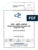 Ocp - Jorf Lasfar: Etudes de Flexibilité Des Lignes SVR Projet PAT 1500