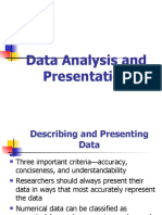 Presenting Data