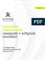 Renovation Requirements for Luxury Hotel Global Brand