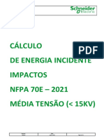 Cálculo Energia Incidente NFPA 70E - 2021 - MT