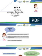 Aula 0889 - 1 Série EM - Química - Substância Pura Simples e Composta - Prof. Núbia - Aula 09