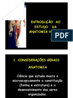 Introduçao Ao Estudo Da Anatomia