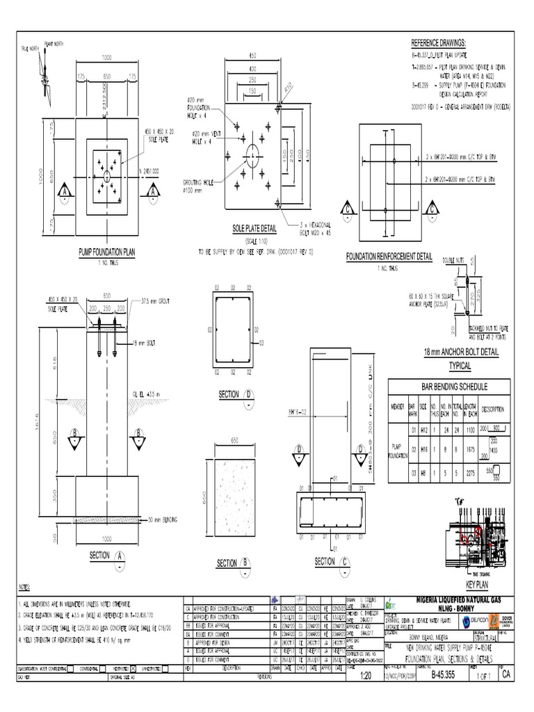 B45.355 CA Drinking Water Supply Pump P4504EFdn. Plan, Sects