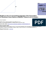 2008.kirkpatrick - English As The Official Working Language of The Association of Southeast Asian Nations (ASEAN) - Features and Strategies