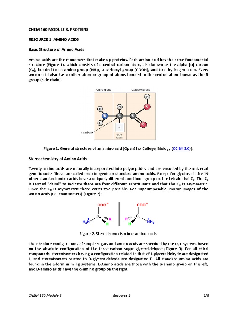Chemistry of Amino Acids | PDF | Amino Acid | Acid Dissociation Constant