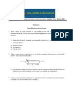 Fluxo Elétrico e Lei de Gauss Seminário 3