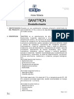 Sanitron. Ficha Tecnica (2021)