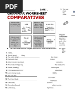 Comparative Adjectives